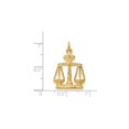 thumbnail image 2 of 14K Gold Scales Of Justice Charm, 2 of 4