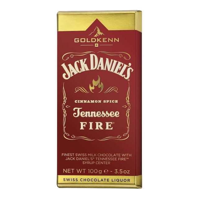 Goldkenn Jack Daniel's Three-Bar Milk Chocolate Gift Pack Honey, Whiskey & Fire