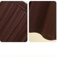 thumbnail image 5 of Njagoc3 Womens Solid Color Modal Thin Pocket Drawstring Pleated Base Skirt Aline Skirt Half Length Skirt, 5 of 6