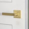 thumbnail image 4 of Viaggio 625492 Quadrato Right Handed Solid Brass Non-Turning One-Sided Dummy Door Lever -, 4 of 7