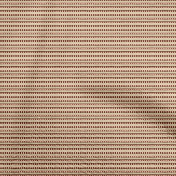 oneOone Cotton Poplin Twill Brown Fabric Polka Sewing Material Print Fabric By The Yard 56 Inch Wide