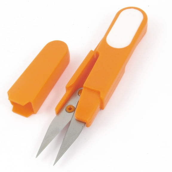 Unique Bargains 4.6" Metal Plastic Fishing Tackle Line Cord Cutting Sewing Scissors