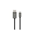 thumbnail image 2 of Monoprice Bidirectional USB-C to DisplayPort Cable - 4K60Hz, Thunderbolt 4/3 Compatible, Braided, 3ft, Black, 2 of 6