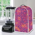 thumbnail image 5 of HELLHERO Coffee Machine Dust Cover Washable with Univesal 15.94"H x 9.45"L x 7.28"W Hand Strap, Abstract Neuron Pattern Pink, 5 of 6