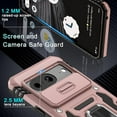 thumbnail image 5 of MUKO Case for Google Pixel 10 Pro XL with Slide Camera Cover+Screen Protector(1 Pack), Rotated Ring Kickstand Military Grade Shockproof Protective Cover-Rose Gold, 5 of 10