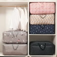 thumbnail image 2 of Cateissary Bolsa de almacenamiento Simple Oxford, bolsas impermeables de gran capacidad, bolsa de ropa interior, cartera, ropa de guata, Almacenamiento y organización del hogar Cactus 58*38*24, 2 of 6