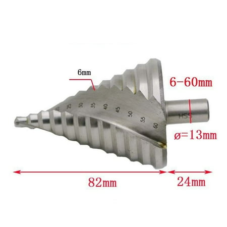 

6-60mm HSS titanium milling cutter countersink step drill cone drill step drill