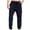 Navy, variant on Mlzmgr Joggers for Men Elastic Waisted Slim Fitted Sweatpants Casual Athletic Pants Running Workout Trousers