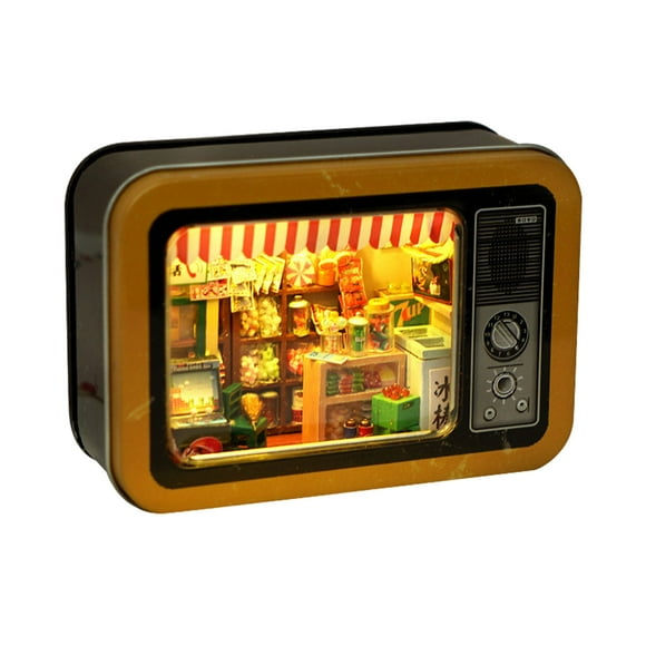 Vogacara Alegría sin fin de la casa de madera en miniatura en los rompecabezas 3d de la producción para el misterio de madera de los adultos Kits de construcción modelo TH20