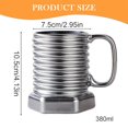 thumbnail image 3 of Clearance Under $5.89 Screws Shaped Mug, 380ml Hexagonal Ceramic Coffee Cup with Insulated Handle, 3 of 5