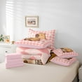 thumbnail image 6 of Castle Fairy Kawaii Capybara Bedding Comforter Set,Cute Animal Full Bedding Set, 6 of 8
