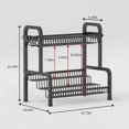 thumbnail image 5 of Spice Rack, Countertop Spice Rack Organizer 2 Tier Kitchen Spice Rack, 5 of 5