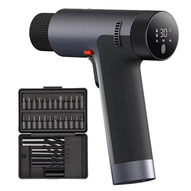 Xiaomi 12V Max taladro inalámbrico sin escobillas, 30 nm potente par, control de precisión de 30 vel