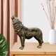 thumbnail image 1 of Estatuilla nórdico para manualidades, estatua de animales coleccionables, escultura de adorno de moda de resina para decoración de gabinete de Dorado Baoblaze Escultura de estatuilla de lobo, 1 of 8