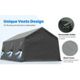 ADVANCE OUTDOOR 13x20 ft Heavy Duty Carport with Double Sides
