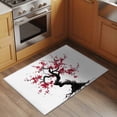 thumbnail image 2 of Entryway Rug 2'x3', Plum Tree Branches Small Rug for Kitchen Bathroom Door Mat Indoor Entrance, Spring Chinese Traditional Ink Painting Non-Slip Area Rugs Floor Mats Carpet Front Door Rugs, 2 of 8