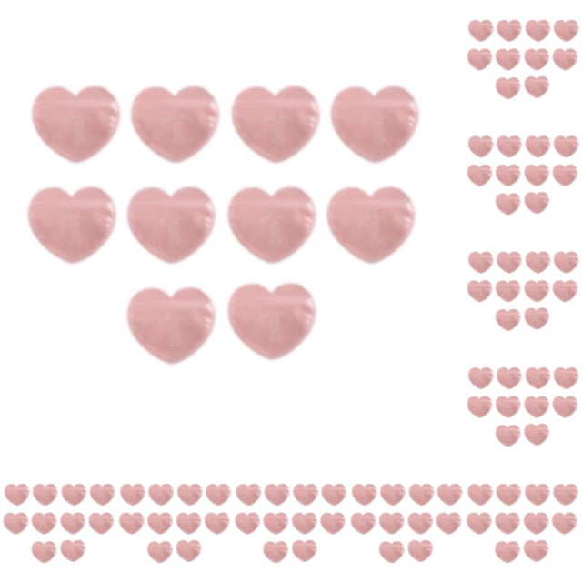 Billuyoard Bolsa de dulces para mascotas, 10 Uds., portátil, romántico, en forma de corazón, regalo decorativo, bolsas para galletas, bolsillo, Rosa 10piezas