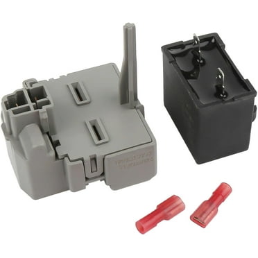 2319792 W10197428 W10189190 TSD2 Overload and Start Relay & Compressor Run Capacitor by Seentech - Compatible With whirlpool Kenmore Refrigerators – Replaces: 2264017 W10662129 (Pack 1)