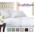 thumbnail image 3 of Vintage 4-piece Crochet Lace Hem 21-inch Extra Deep Pocket Sheet Set and Pillowcases by Southshore Fine Linens, 3 of 9