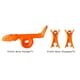 thumbnail image 4 of Dispositivo para Sujetar el del Violín Corrector de Mano Dispositivo para Sujetar el Recto Corrector de Transporte del Forma de la Mano Naranja, 4 of 8