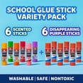 thumbnail image 2 of Elmer’s Scented Glue Sticks Variety Pack, Safe, Nontoxic School Glue, 6 Gram, 12 Count, 2 of 8