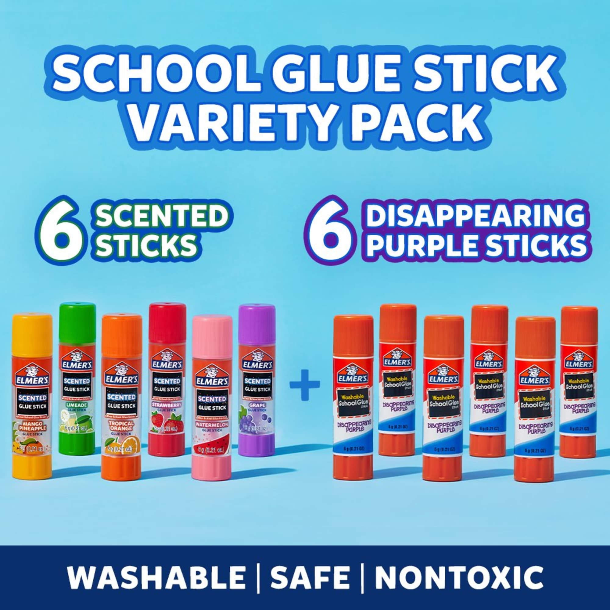 Elmer's Scented Glue Sticks Variety Pack, 12 Count photo 2