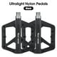 thumbnail image 2 of Pedal de bicicleta de nailon ultraligeros 2 rodamientos sellados pedales de bicicleta antideslizantes impermeables pedales de bicicleta anchos accesorios de ciclismo, 2 of 7