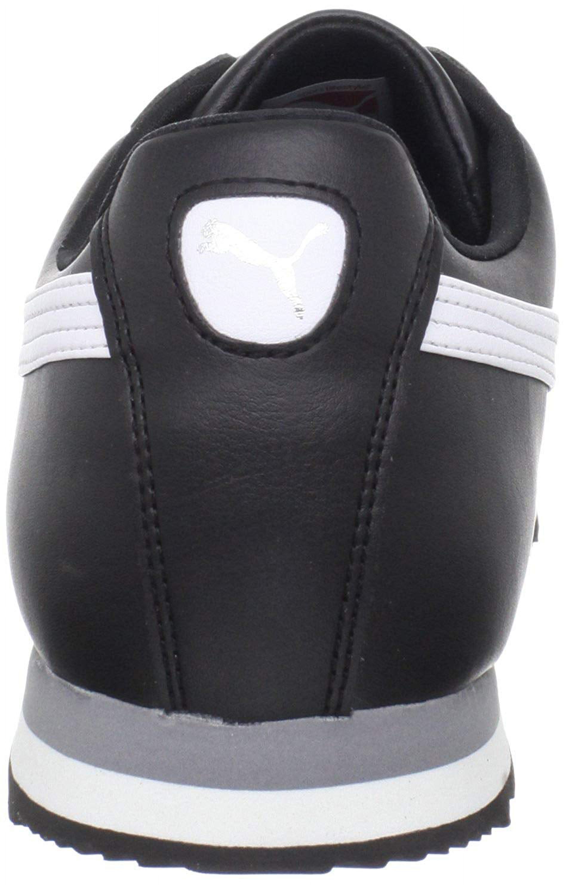 Puma Roma Basic Men's Shoes Black/White/Puma Sliver 353572-11 - image 2 of 7