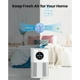 thumbnail image 5 of HEPA Air Purifier for Home Large Room up to 600 Sq.ft, H13 True HEPA Filter Air Cleaner for Pet Hair, Allergies, 99.97% Smokers, Odors, Dust, Pollen, Odor Eliminators for Bedroom, 5 of 9