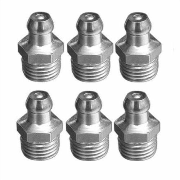 6 Pcs Raccord de Graisse Métrique M10 M10X1 M10X1.0 Tétine Droite