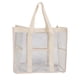 thumbnail image 2 of Bolsa De Playa De Malla, Bolsa De Playa Multifuncional De Viaje Transparente Para Exteriores, 2 of 7