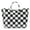 Checkered, variant on PVC Tote Bag for Women Trendy Plastic Tote Bag Leopard Bags Cheetah Letters Print Bags Large Canvas Hobo Handbag