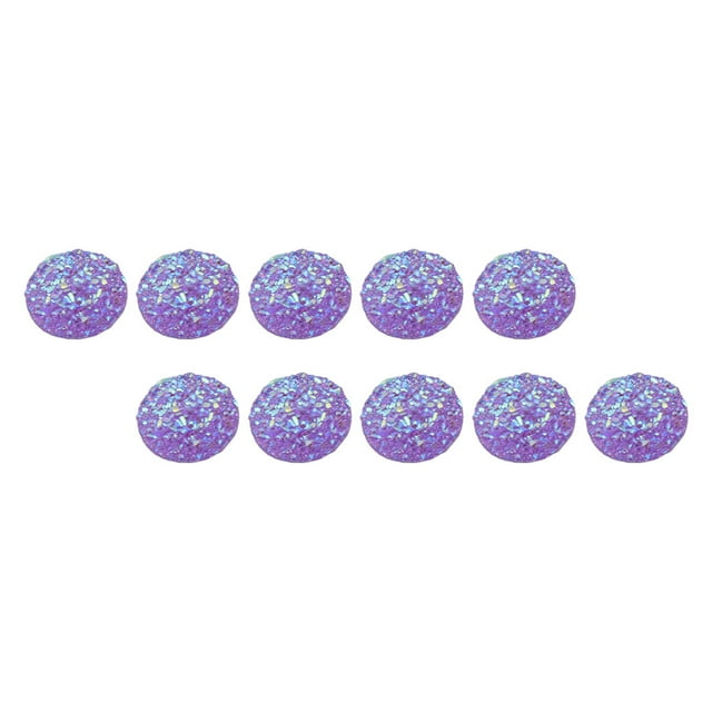 Minnieouse 100 piezas cabujones de resina Color sólido accesorio decoración artesanal DIY AP010753-06B