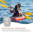 thumbnail image 5 of 2pcs Practical Oar Holder Convenient Oar Clip Snaps-On Professional Paddle Clip Oar Holder for Kayak, 5 of 6