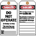 thumbnail image 2 of Brady Danger Tag,5-3/4 x 3 In,OSHA,Brs,PK25 66050, 2 of 4
