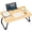 Beige, variant on Bed Table Tray with Folding Lap Desk for Laptop Small Lap Table with Cup and Tablet Holders Portable Lap Tray Desks for Couch Sofa Eating Reading Working