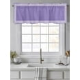thumbnail image 4 of Valances for Windows Purple Abstract Art Rod Pocket Cafe Window Treatments Valance Curtains for Kitchen Bathroom Laundry Basement Windows 56"x16", 4 of 9
