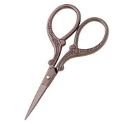 1Piece Vintage Style Sewing Scissors Cutter Cutting Embroidery Cross Stitch Tool Red Bronze