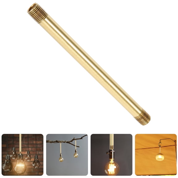WEAVILUX DIY Lamp Making Weavilux Golden Copper Lighting Rods for Home Office 1Pack