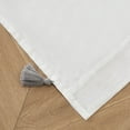 thumbnail image 3 of Greenland Home Fashions Monterrey Curtain Panels, Semi-Sheer, Light-Filtering, with Tassls, Gray, Set of 2, 3 of 5
