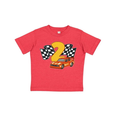 

Inktastic Number Two Race Car Gift Toddler Boy or Toddler Girl T-Shirt