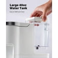 thumbnail image 5 of 3-in-1 Single Serve Coffee Maker for K Cup Pods Ground Coffee & Tea, Compact White Machine with 40oz Reservoir, 5 of 6