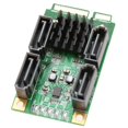 thumbnail image 3 of IO Crest 4 Port SATA III Mini Pci-E Controller Card Components Other SI-MPE40125, 3 of 8