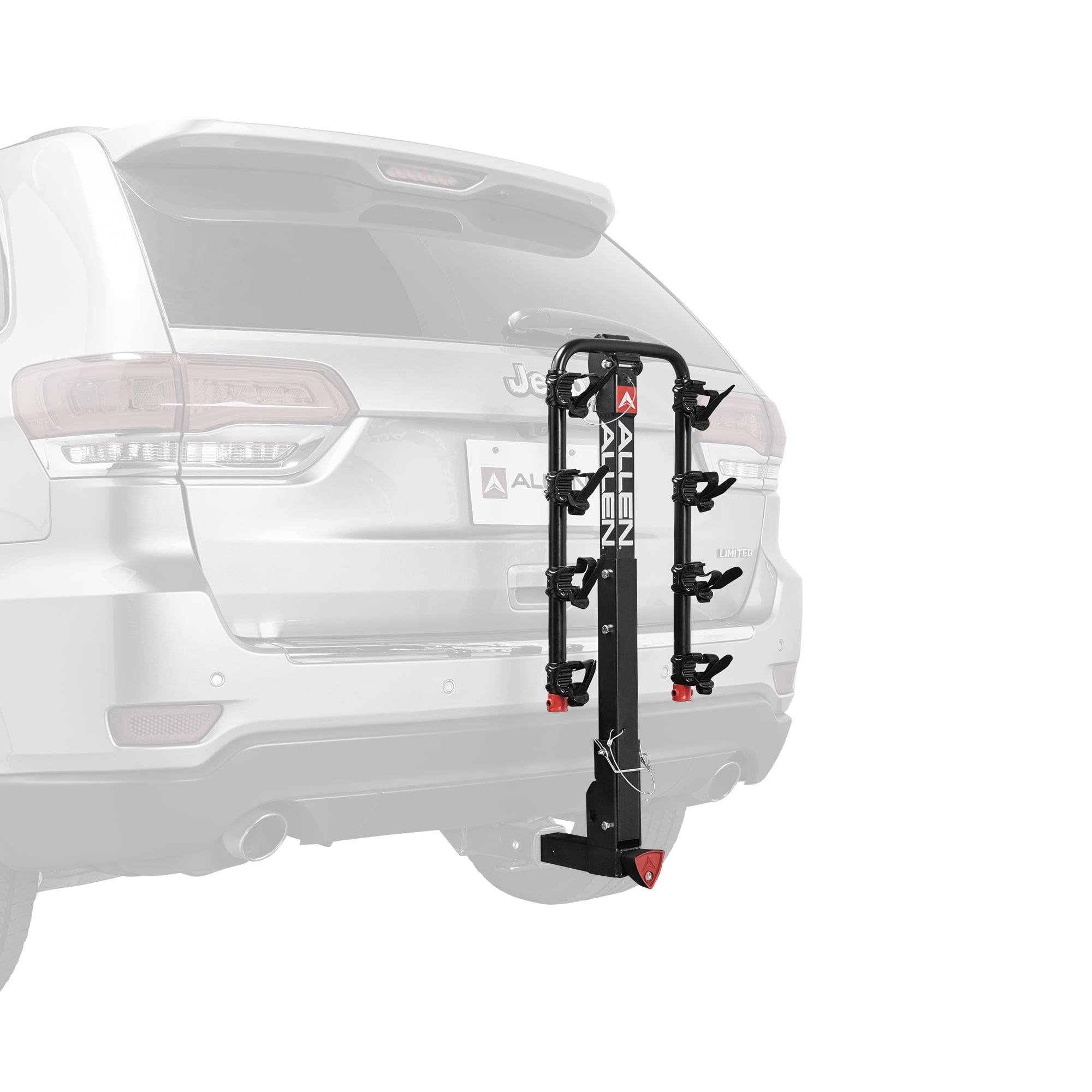 Allen Sports Deluxe Locking Quick Release 4-Bike Carrier for 2 Inch Hitch 