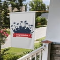thumbnail image 5 of Easygdp Congratulation Graduate Garden Flag Yard Flag Welcome Flag, Double-Sided, Weather Resistant for Outdoor Decor - 28"x40", 5 of 9