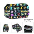 thumbnail image 2 of Estuche de lápices portátil de Pokémon, estuche mediano y pequeño para estudiantes, Material de nailon para aprender papelería, bolsillo de Pikachu, regalo de juguete de Anime, 2 of 4