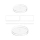 thumbnail image 3 of De Herramientas Transparentes Para Decoración De Tartas, 2 Rascadores Acrílicos Para Tartas, 2 Discos Para Tartas, 2 Varillas Acrílicas Para Hornear En Casa, Panadería, Pastelería Speravity HA021597-00, 3 of 7