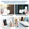 thumbnail image 5 of Small Spray Bottles for Alcohol, Plastic Electric Fine Mist Spr for Cleaning and Hair Care, Handheld Refillable Travel Mini Empty Continuous Spray Bottles, 5 of 5