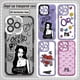 thumbnail image 2 of Inger o-olivias r-rigos Lucky Butterfly funda de teléfono para iPhone 15 14 13 12 11 Mini Pro Max X XR XSMax 6S 7 8 Plus SE20, 2 of 5