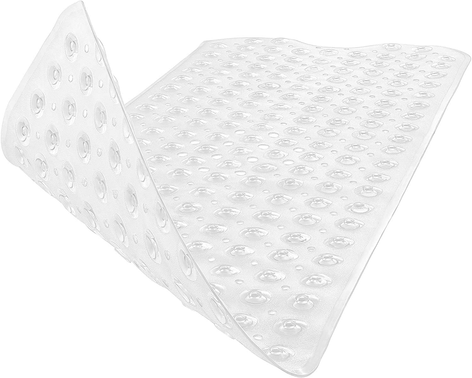 Seenda Bathtub Mats NonSlip Anti Mold, Shower Mat with Suction Cups for Elderly and Children